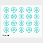 Myasthenia Gravis No Two Snowflakes sticker (Feuille)