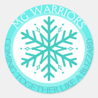 Myasthenia Gravis No Two Snowflakes sticker
