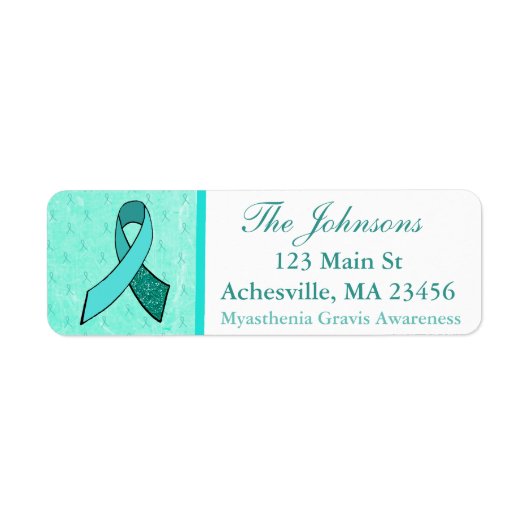Myasthenia Gravis Return Address Labels (Voorkant)