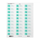 Myasthenia Gravis Return Address Labels (Full Sheet)