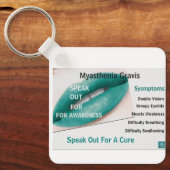 Myasthenia Gravis Sleutelhanger (Voorkant)