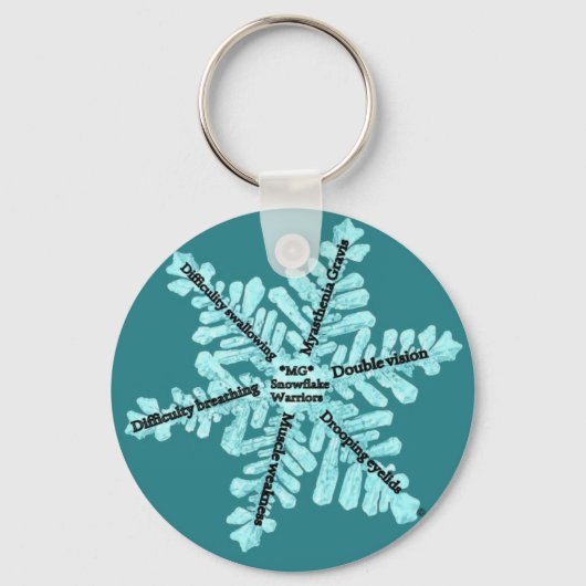 Myasthenia Gravis Sleutelhanger (Voorkant)