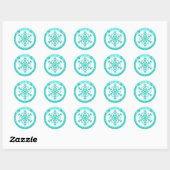 Myasthenia Gravis Snowflake Warrior autocollant (Feuille)