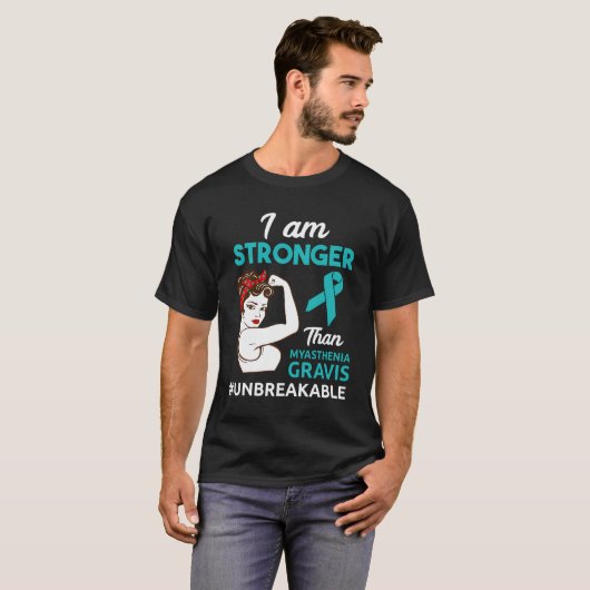 Myasthenia Gravis T-shirt (Voorkant volledig)