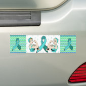 Myasthenia gravis Women Awareness Bumpersticker (Op auto)