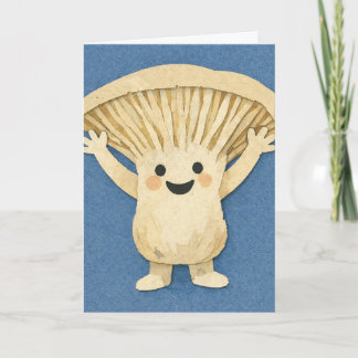 Mycelium Paddenstoel Grappige Wenskaart Kaart