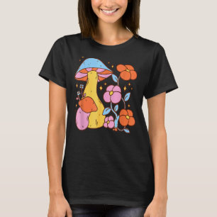 Mycologie kleurrijke paddenstoelen voor heupen en t-shirt