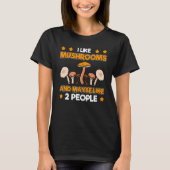 Mycologist Introverted Mushroom Mycology Fungi T-shirt (Voorkant)