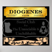 Mycroft Holmes Diogenes Club for the unsociable Poster (Voorkant)