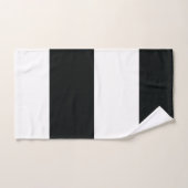 Mydeas | Extra brede zwarte en witte strepen Handdoek (Handdoek)