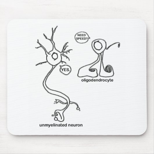 Myelin Pusher Muismat (Voorkant)