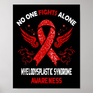 Myelodysplastisch syndroom MDS-bewustzijn Poster