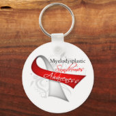 Myelodysplastische Syndromen Bewustheid Lint Sleutelhanger (Voorkant)