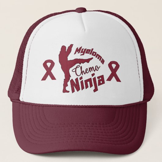 Myeloma Chemo Ninja Trucker Pet (Voorkant)