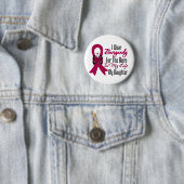 Myeloma Ribbon Hero My Daughter Ronde Button 5,7 Cm (In situ)
