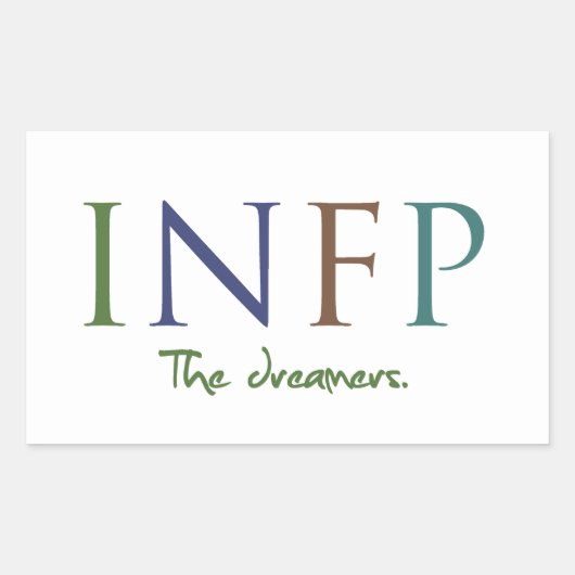 Myers-Briggs INFP the Dreamweaver Sticker (Voorkant)