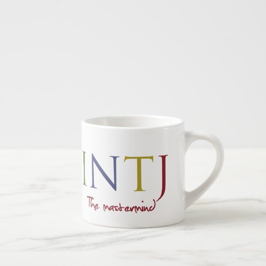 Myers-Briggs INTJ - Expresso voor het middengeheug Espresso Kop (Rechts)