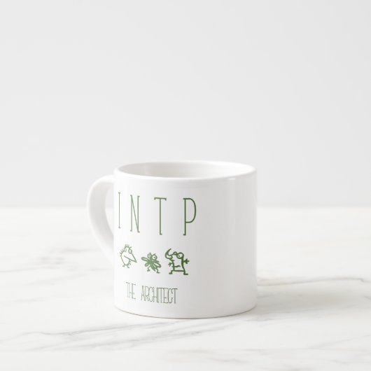 Myers-Briggs INTP - Expresso voor de Architect Espresso Kop (Voorkant links)