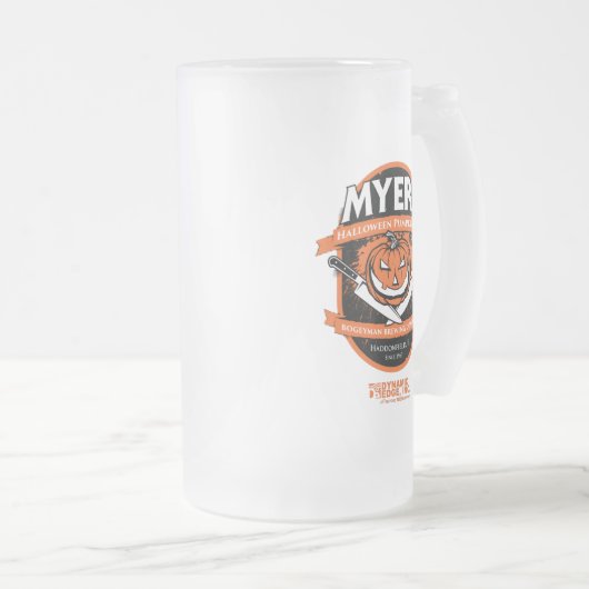 Myer's pompoen Ale Matglas Bierpul (Voorkant rechts)