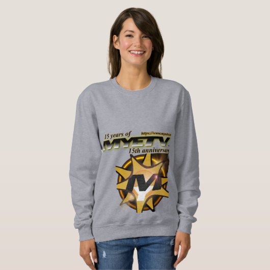 MYETV's Dames Basic Sweatshirt - 15 jaar (Voorkant volledig)