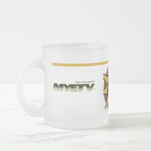 MYETV's Glass Mug 380gr. (Gauche)