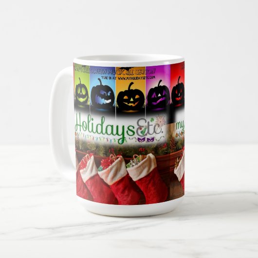 myHolidays Big Logo 2 Large Mug (Devant gauche)