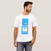 MyHub "Parlez Glacière d'eau" Office Fun T-Shirt (Devant entier)