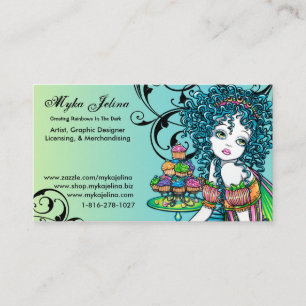 Myka Jelina Art Business Card Visitekaartje
