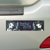 Myka Jelina Fantasy Art Logo Bumpersticker (Op auto)