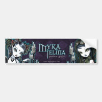 Myka Jelina Fantasy Art Logo Bumpersticker