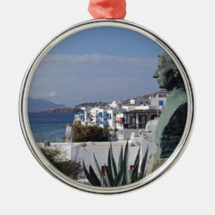 Mykonos 2 metalen ornament