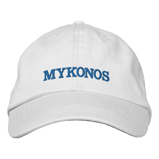 Mykonos a brodé le casquette (Devant)
