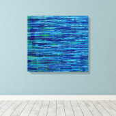 Mykonos beroemd gemaakt door Peter Demopoulos Canvas Afdruk (Insitu (Houten vloer))