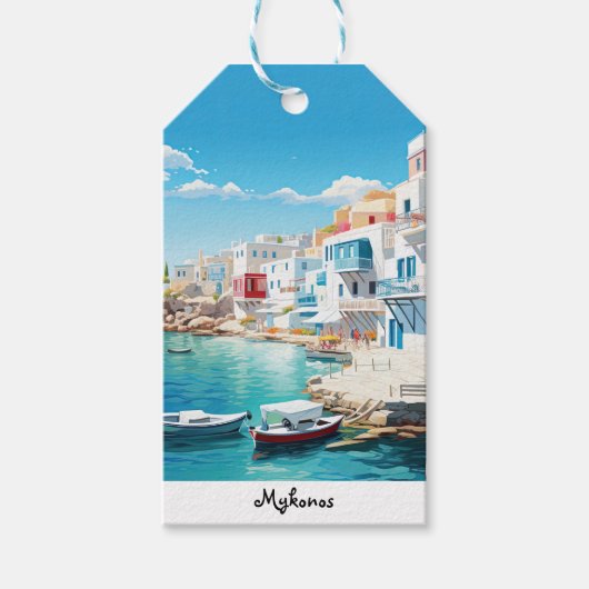 Mykonos Cadeaulabel (Voorkant)