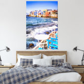 Mykonos Canvas Afdruk (Insitu (Slaapkamer))
