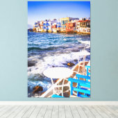 Mykonos Canvas Afdruk (Insitu (Houten vloer))