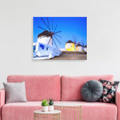 Mykonos Canvas Afdruk (Insitu (Woonkamer))