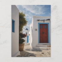 Mykonos Grèce Carte Postale de Voyage
