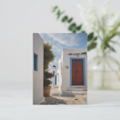 Mykonos Grèce Carte Postale de Voyage (Debout devant)
