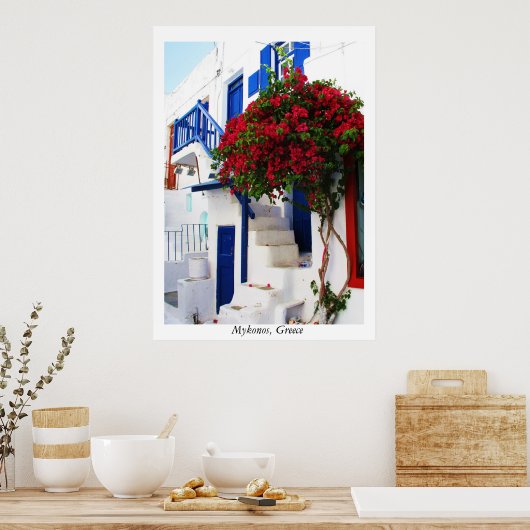 Mykonos, Grèce POSTER (Cuisine)