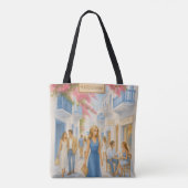 Mykonos, Greece Tote Bag (Achterkant)