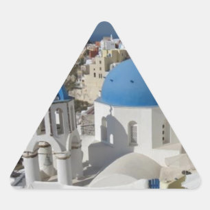 Mykonos Greece Travel Driehoek Sticker