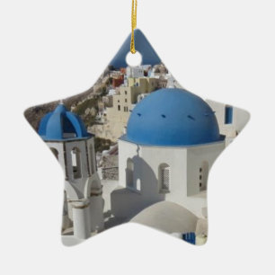 Mykonos Greece Travel Keramisch Ornament