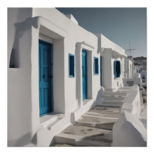 Mykonos Greece Travel Perfect Poster