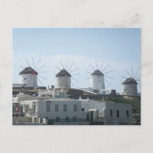 Mykonos, Griekenland Briefkaart