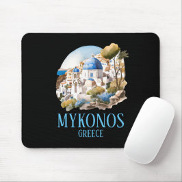 Mykonos Griekenland Grieks eiland Vintage reizen Muismat