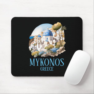 Mykonos Griekenland Grieks eiland Vintage reizen Muismat