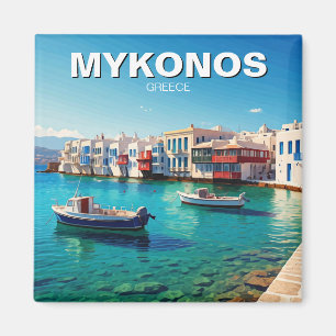 Mykonos Griekenland Griekse eilanden boten Magneet