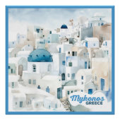 Mykonos Griekenland Perfect Poster (Voorkant)