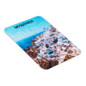 Mykonos Griekenland Waterverf schilderij Magneet (Rechterzijde)